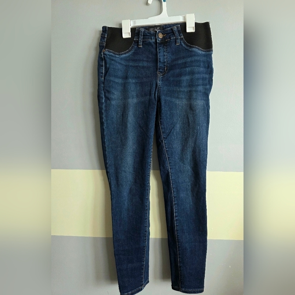 Judy Blue Maternity Denim Pull On Skinny Jeans Sz 9 29